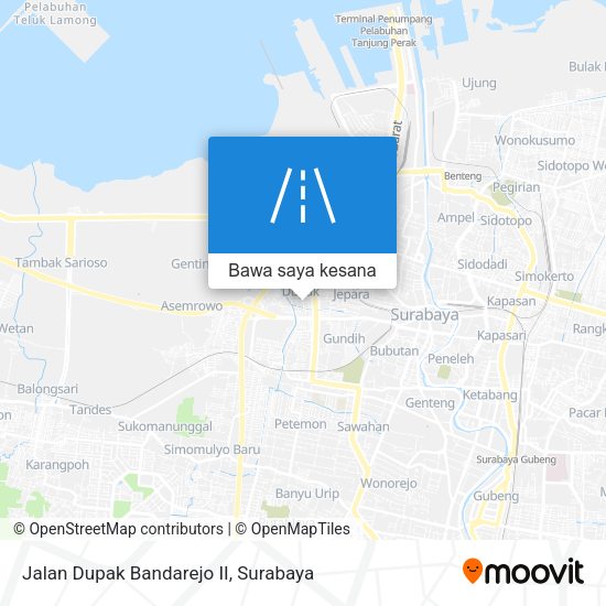 Peta Jalan Dupak Bandarejo II