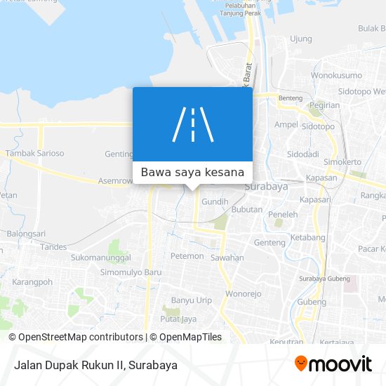 Peta Jalan Dupak Rukun II