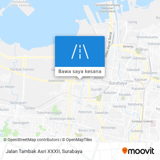 Peta Jalan Tambak Asri XXXII