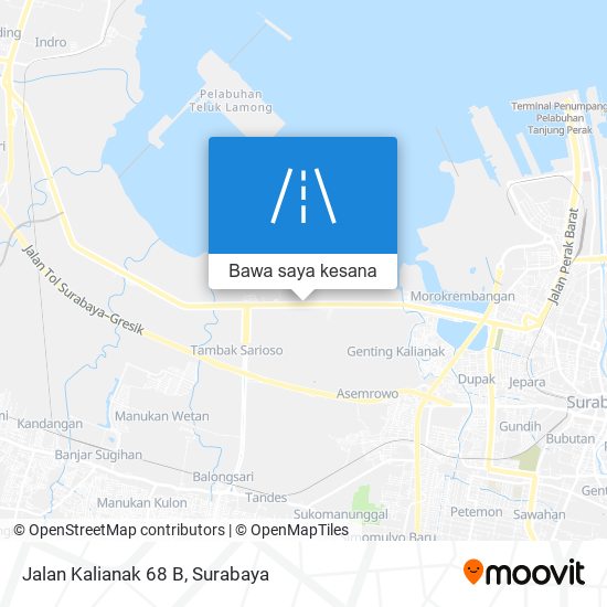 Peta Jalan Kalianak 68 B