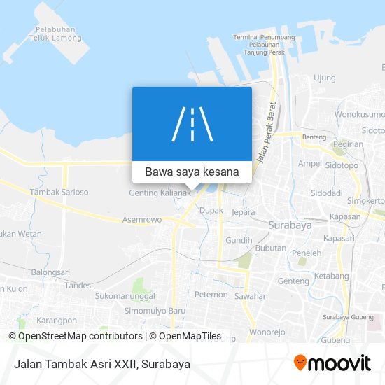 Peta Jalan Tambak Asri XXII