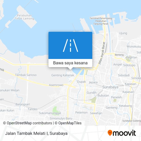 Peta Jalan Tambak Melati I