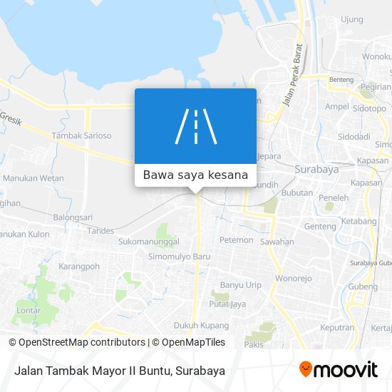 Peta Jalan Tambak Mayor II Buntu