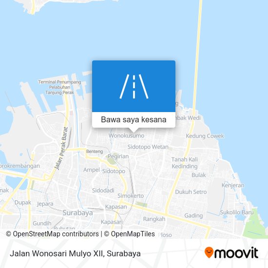 Peta Jalan Wonosari Mulyo XII