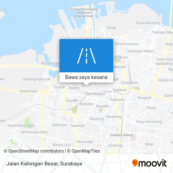 Peta Jalan Kalongan Besar