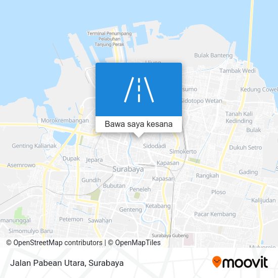 Peta Jalan Pabean Utara