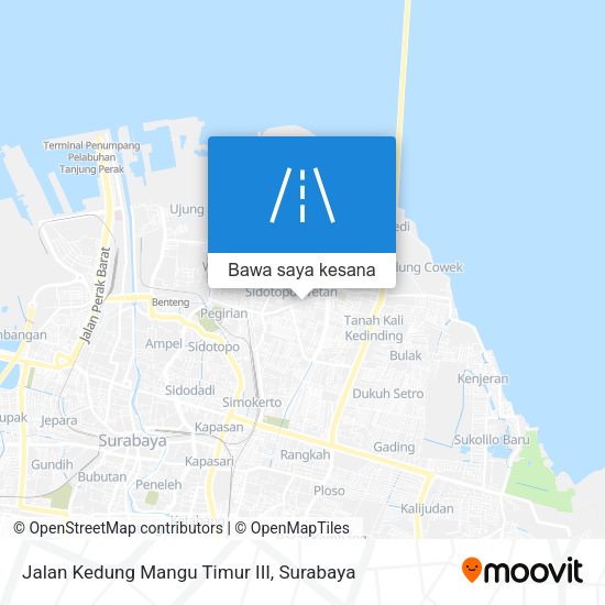 Peta Jalan Kedung Mangu Timur III