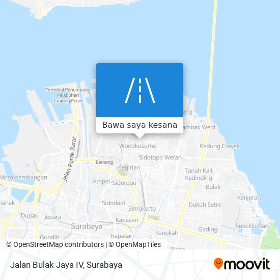 Peta Jalan Bulak Jaya IV