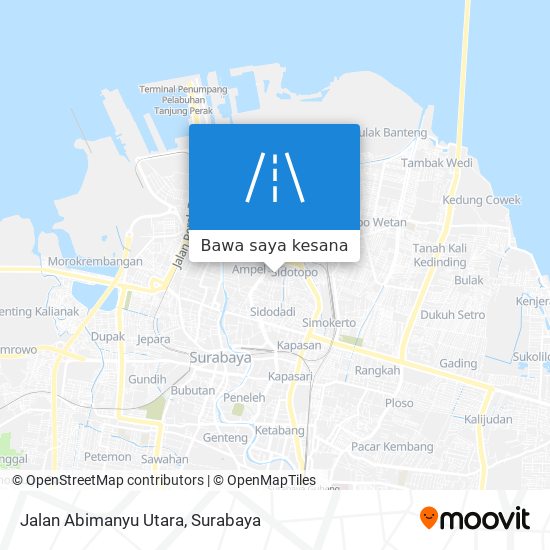 Peta Jalan Abimanyu Utara