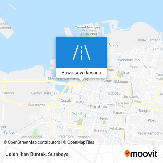 Peta Jalan Ikan Buntek