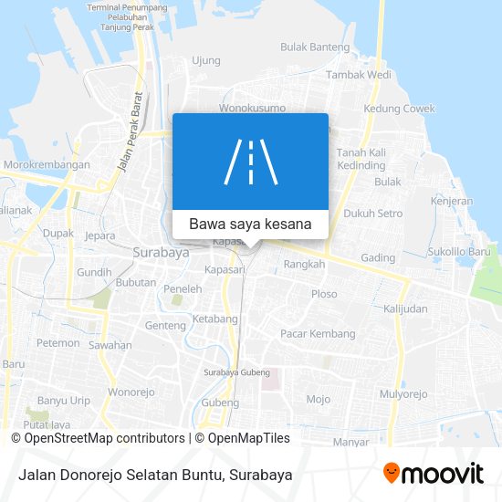 Peta Jalan Donorejo Selatan Buntu