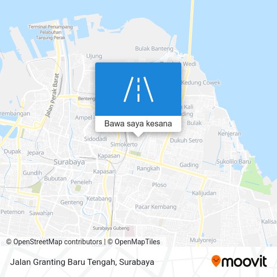 Peta Jalan Granting Baru Tengah