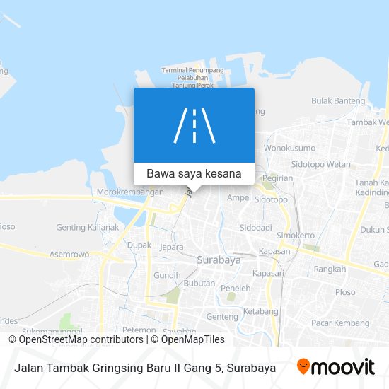 Peta Jalan Tambak Gringsing Baru II Gang 5