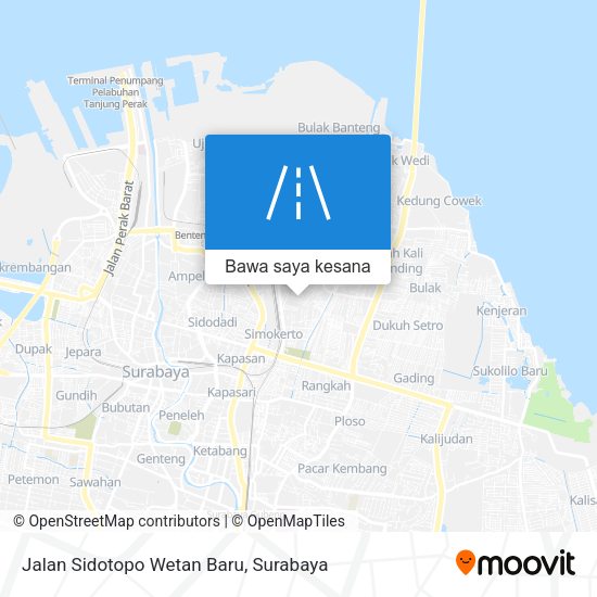 Peta Jalan Sidotopo Wetan Baru