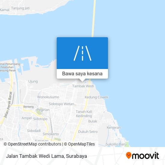 Peta Jalan Tambak Wedi Lama