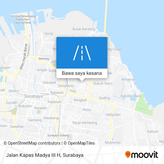 Peta Jalan Kapas Madya III H