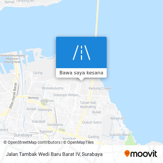 Peta Jalan Tambak Wedi Baru Barat IV