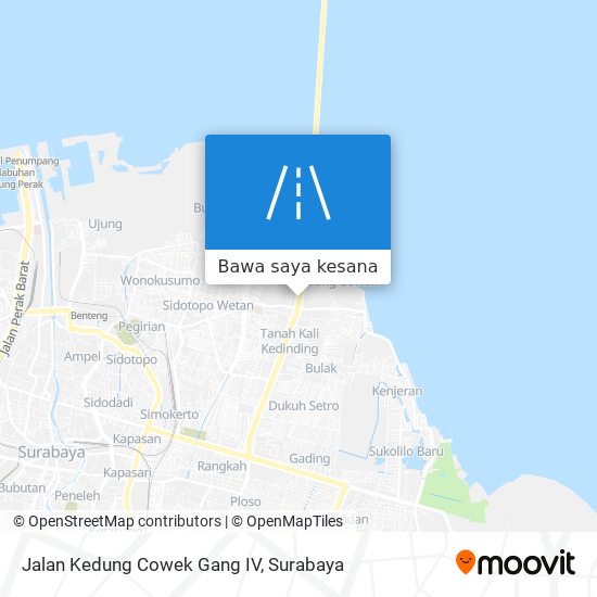 Peta Jalan Kedung Cowek Gang IV