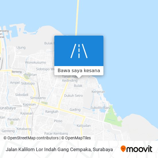 Peta Jalan Kalilom Lor Indah Gang Cempaka
