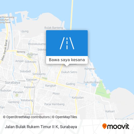 Peta Jalan Bulak Rukem Timur II K