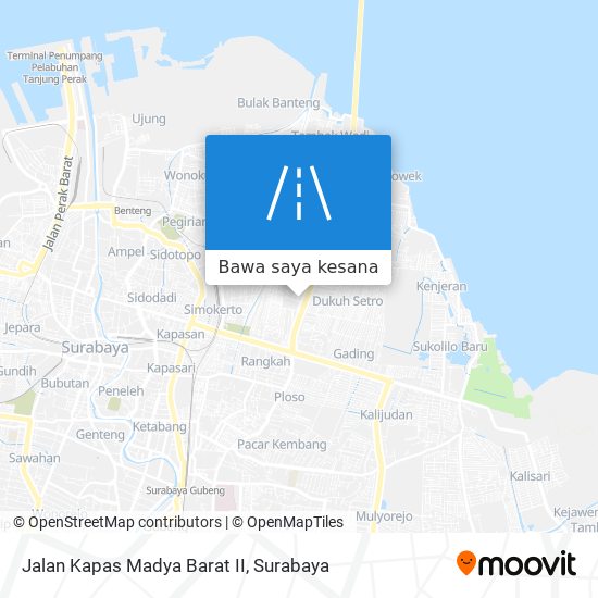 Peta Jalan Kapas Madya Barat II