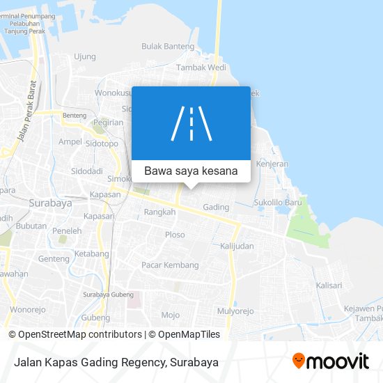 Peta Jalan Kapas Gading Regency