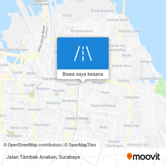 Peta Jalan Tambak Anakan