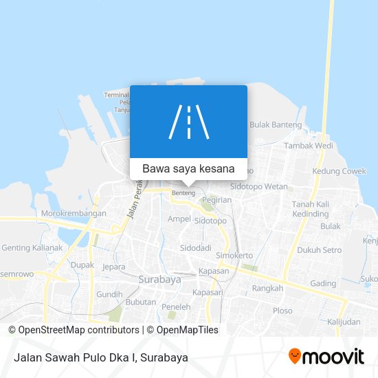 Peta Jalan Sawah Pulo Dka I