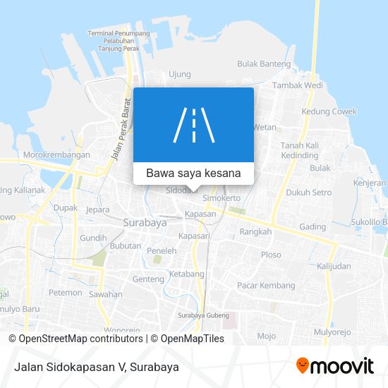 Peta Jalan Sidokapasan V