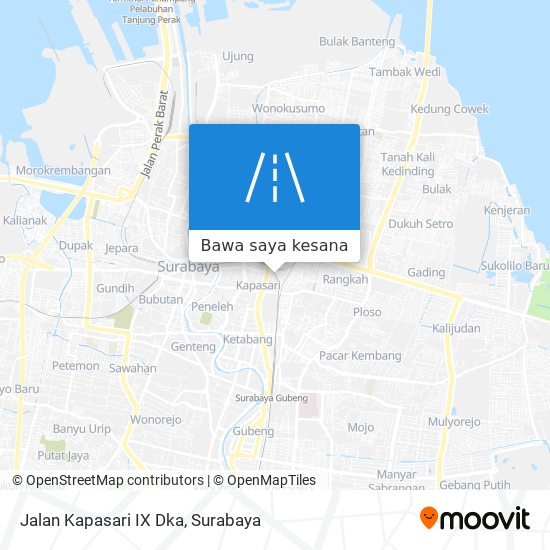 Peta Jalan Kapasari IX Dka