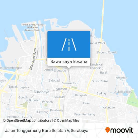 Peta Jalan Tenggumung Baru Selatan V