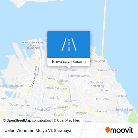 Peta Jalan Wonosari Mulyo VI