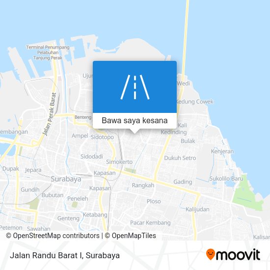 Peta Jalan Randu Barat I