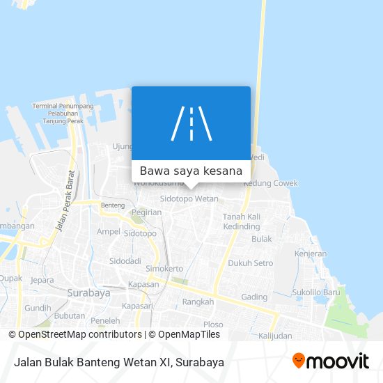Peta Jalan Bulak Banteng Wetan XI