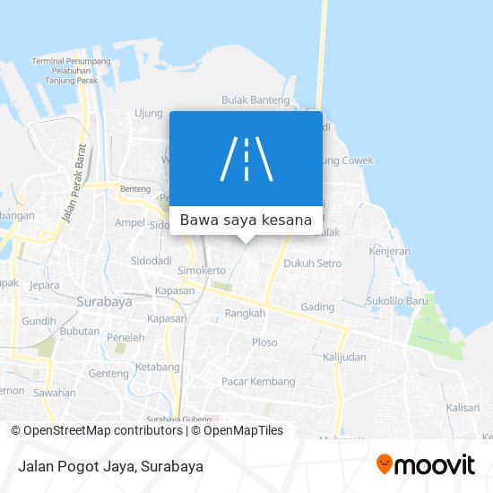 Peta Jalan Pogot Jaya