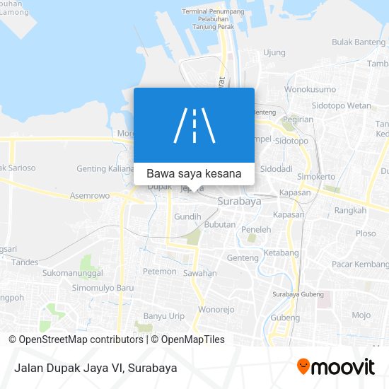 Peta Jalan Dupak Jaya VI