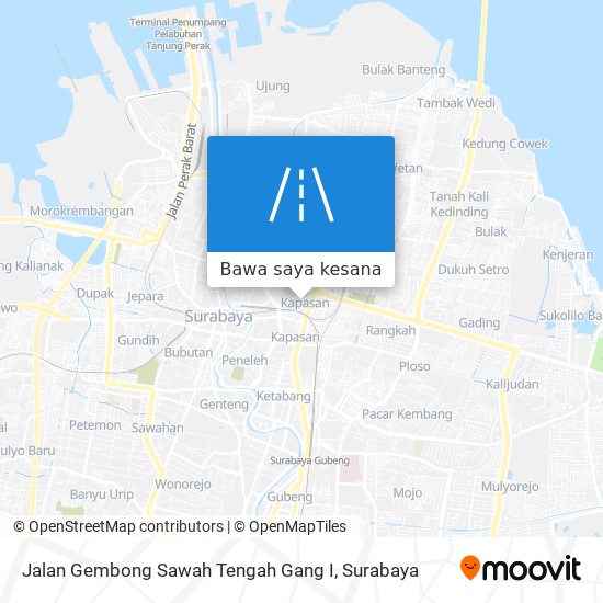 Peta Jalan Gembong Sawah Tengah Gang I