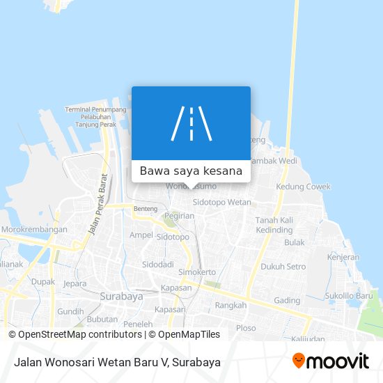 Peta Jalan Wonosari Wetan Baru V