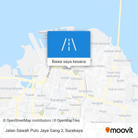 Peta Jalan Sawah Pulo Jaya Gang 2