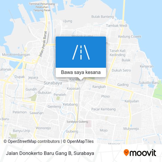 Peta Jalan Donokerto Baru Gang B