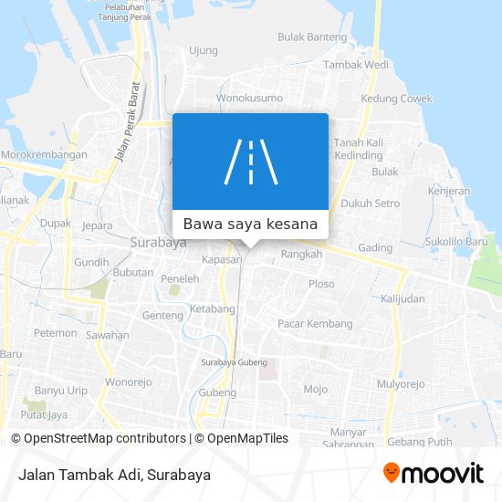 Peta Jalan Tambak Adi