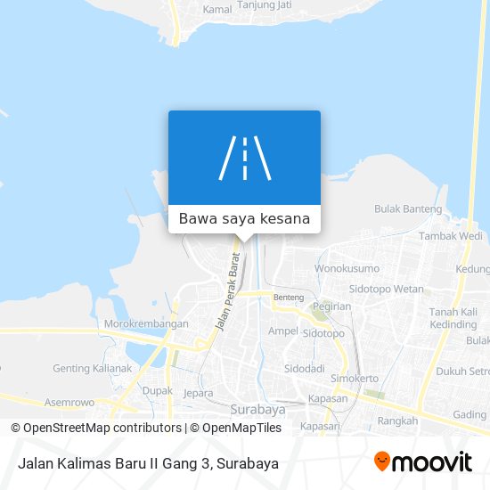 Peta Jalan Kalimas Baru II Gang 3