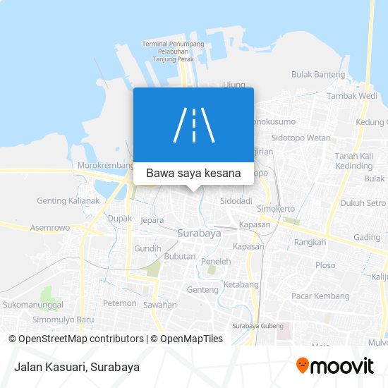 Peta Jalan Kasuari