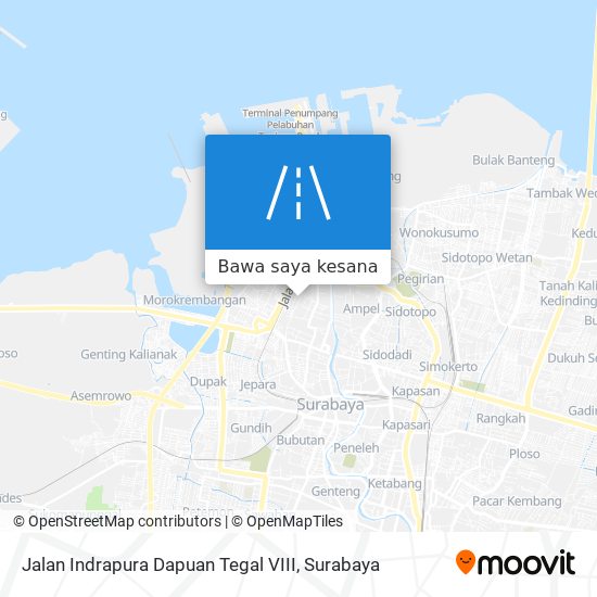 Peta Jalan Indrapura Dapuan Tegal VIII