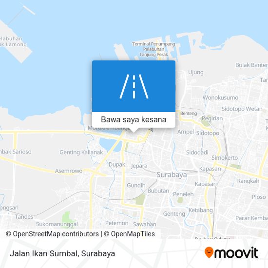 Peta Jalan Ikan Sumbal