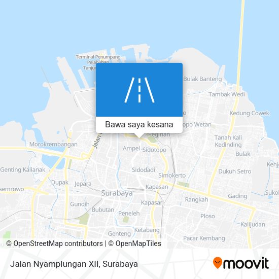 Peta Jalan Nyamplungan XII