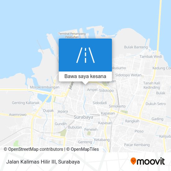 Peta Jalan Kalimas Hilir III