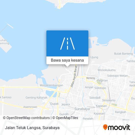 Peta Jalan Teluk Langsa