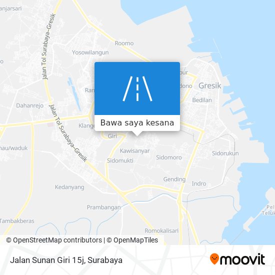 Peta Jalan Sunan Giri 15j