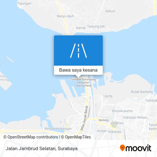 Peta Jalan Jambrud Selatan